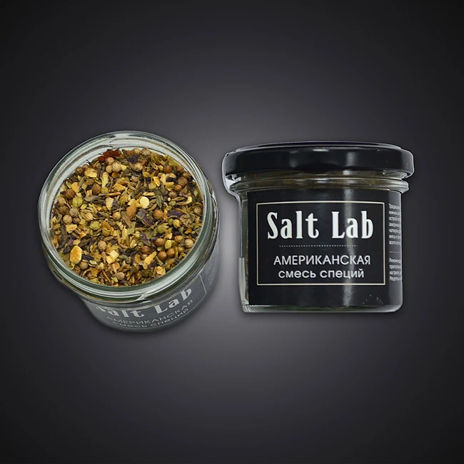 Американская смесь специй Salt Lab | Добавит стейку приятную остроту и пряность. Купить с оперативной доставкой по Москве.