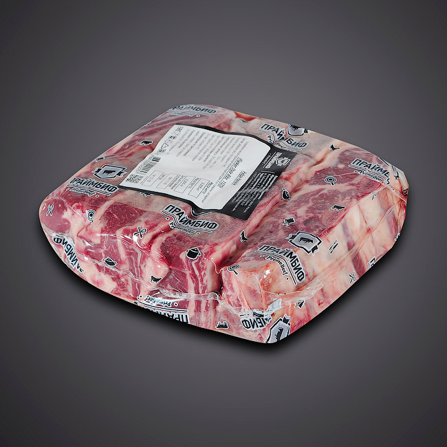 Говяжьи ребра Кальби резаные (Kalbi) ПраймБиф (Primebeef) | Ребра для гриля | Кукурузный откорм 180 дней | Купить с доставкой по Москве.